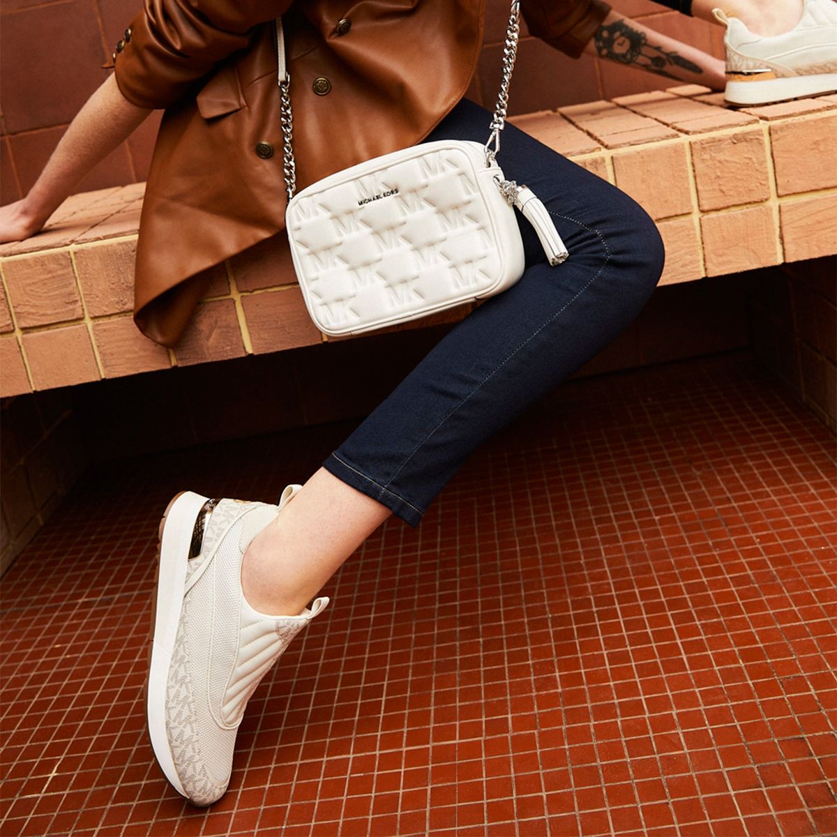 MICHAEL KORS - Zapatilla Urbana Mujer Beige Michael Kors