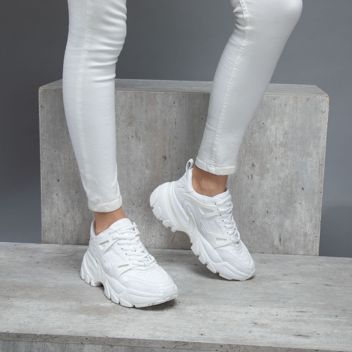 MICHAEL KORS - Michael Kors Michael Kors Zapatilla Urbana Mujer Cuero Blanca