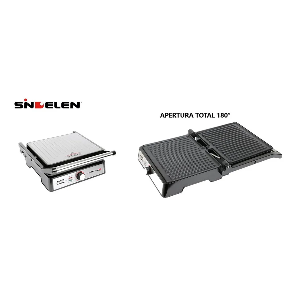 Sindelen PE-5500IN Contact Grill Acero Inoxidable, foto 7