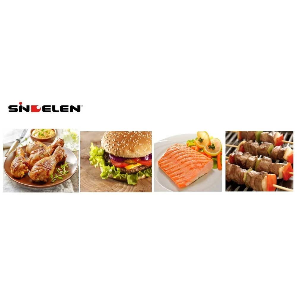Sindelen PE-5500IN Contact Grill Acero Inoxidable, foto 8