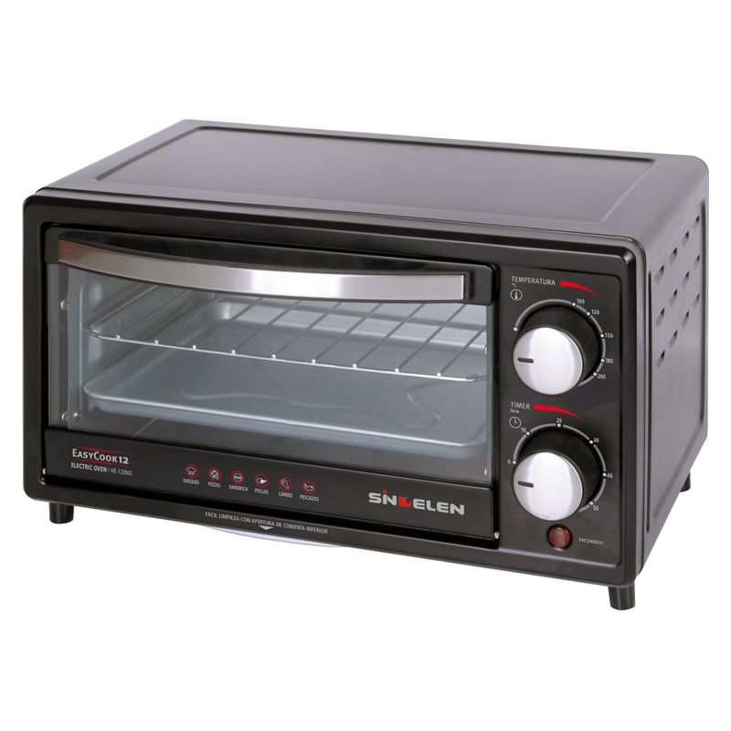 SINDELEN - Horno Electrico Sindelen 10L He-120 Negro
