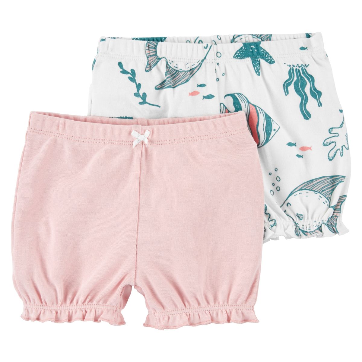 CARTER'S - Short Bombacho Pack 2 Unidades Bebé Niña Carter's