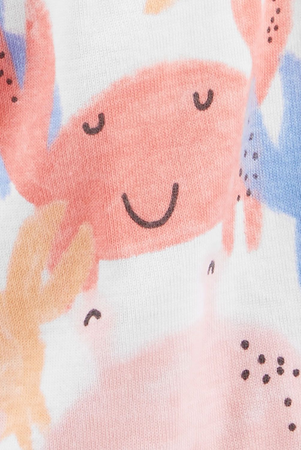 CARTER'S - Carter´s Enterito Algodón Estampado Cangrejos Bebe Niña