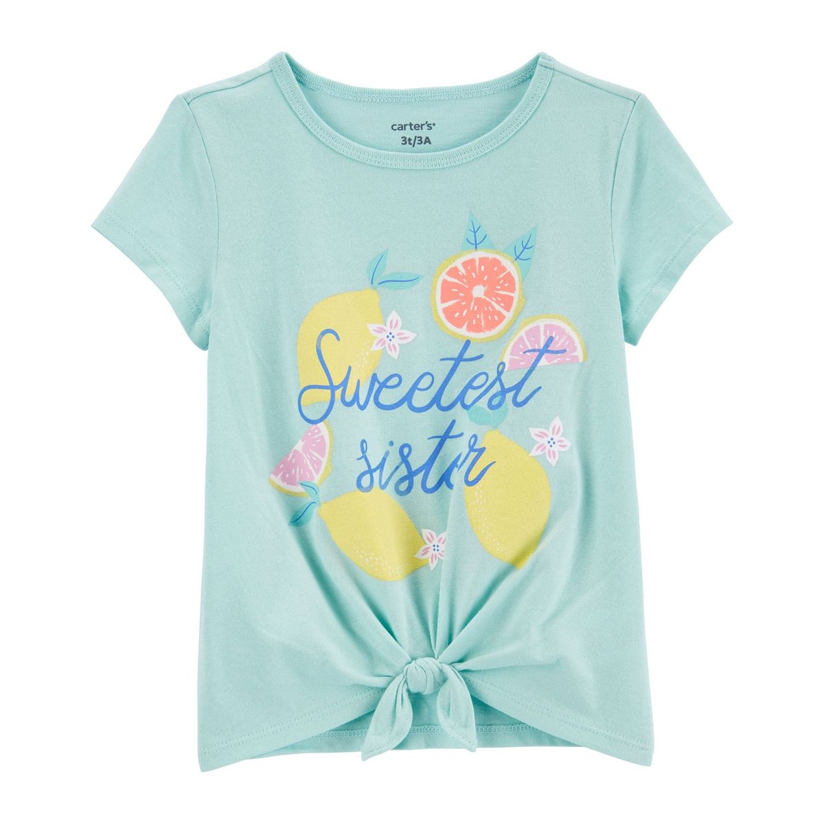 CARTER'S - Polera Algodón Nudo Bebe Niña Carter's