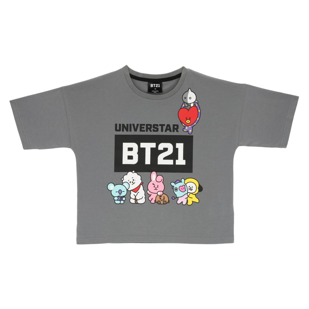 BT21 - Polera Manga Corta Niña