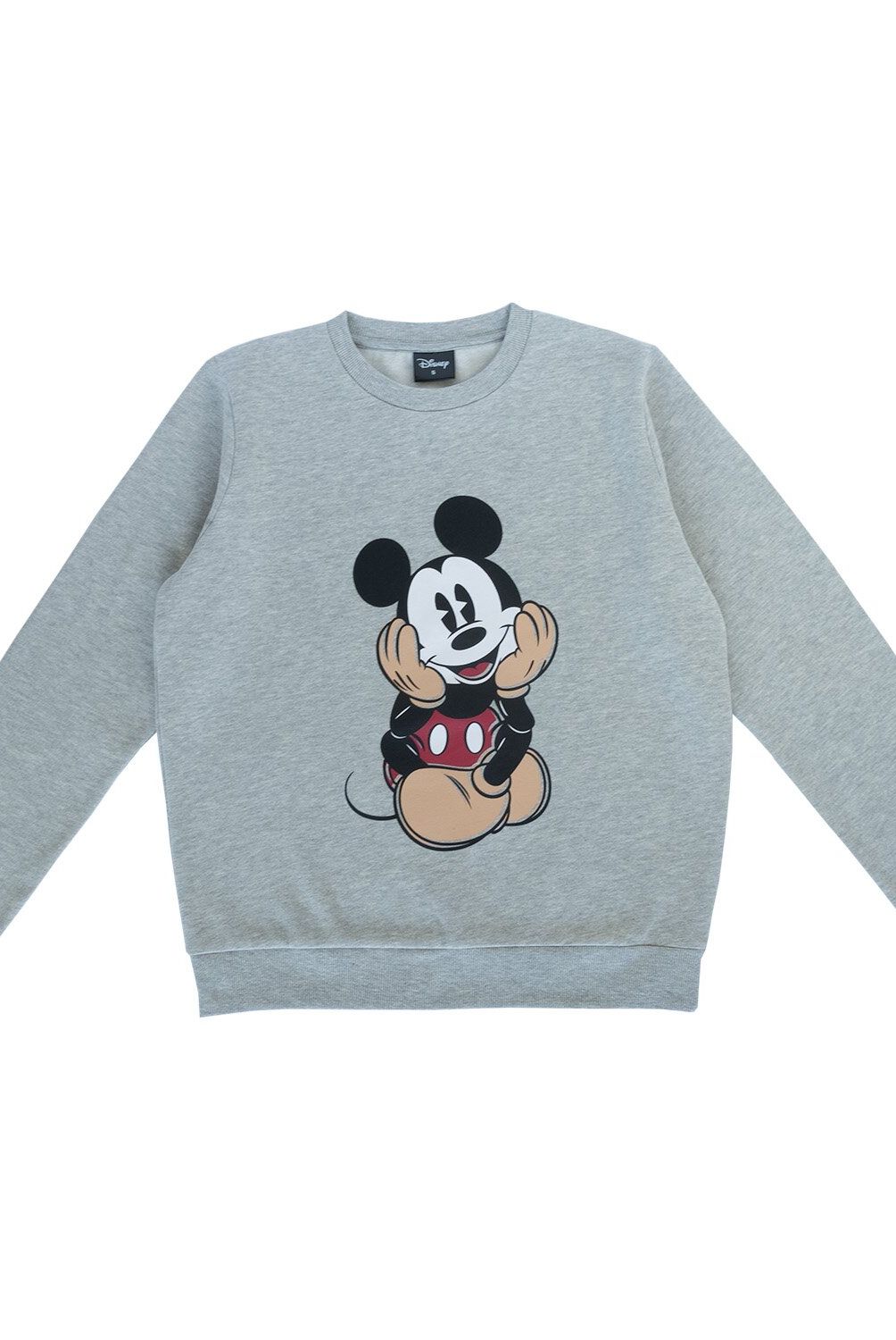 DISNEY - Poleron Mujer Mickey Gris Disney