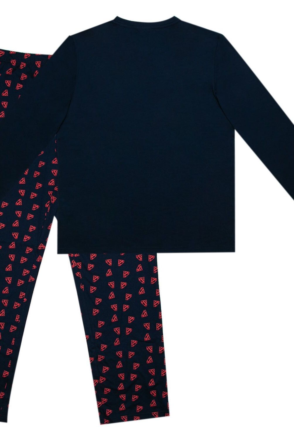 DC COMICS - Pijama Largo Hombre Superman Azul Dc Comics