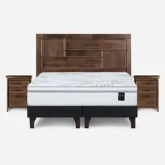 ROSEN - Cama Europea 2 Plazas Art 4 Base Dividida Dolce