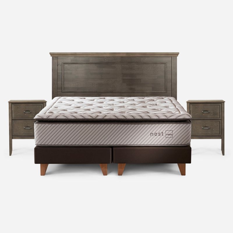 ROSEN - Cama Europea King Nest + Muebles Anna Rosen