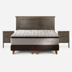 ROSEN - Cama Europea King Nest + Muebles Anna