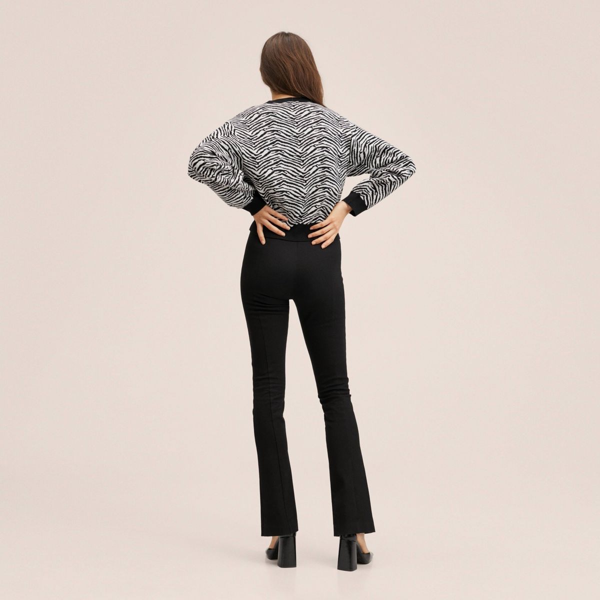 MANGO - Mango Sweater Punto Animal Print Marty Mujer