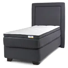 DRIMKIP - Cama Americana Hybrida 1 Plaza 90x190 Cm + Respaldo