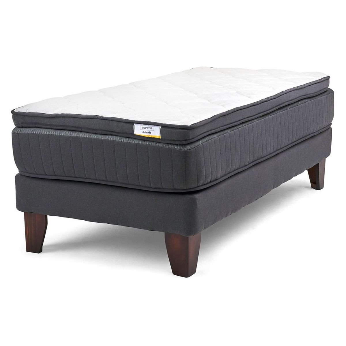 DRIMKIP - Cama Europea Hybrida 1.5 Plazas X 1.90Mt Drimkip