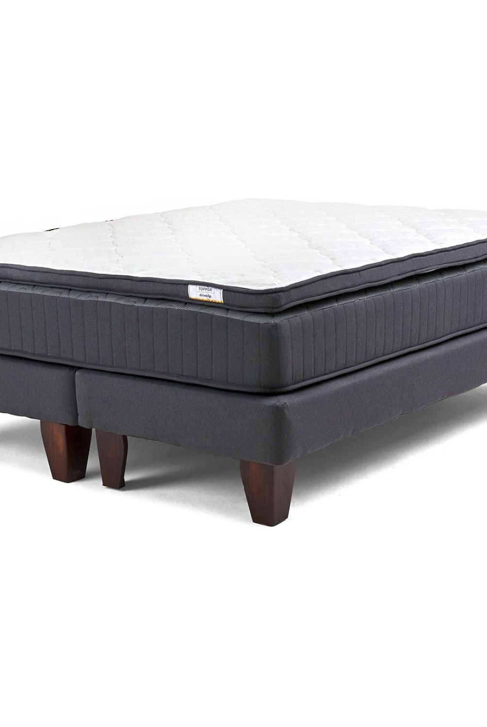 DRIMKIP - Cama Europea Hybrida Full X 1.90Mt Base Dividida Drimkip