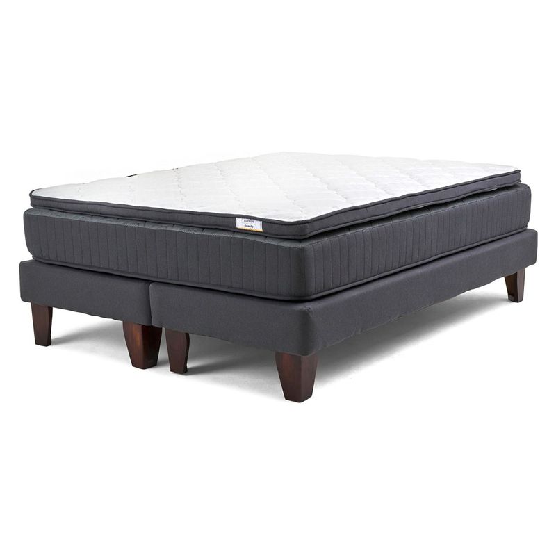 DRIMKIP - Cama Europea Hybrida King X 2.00Mt Base Dividida Drimkip