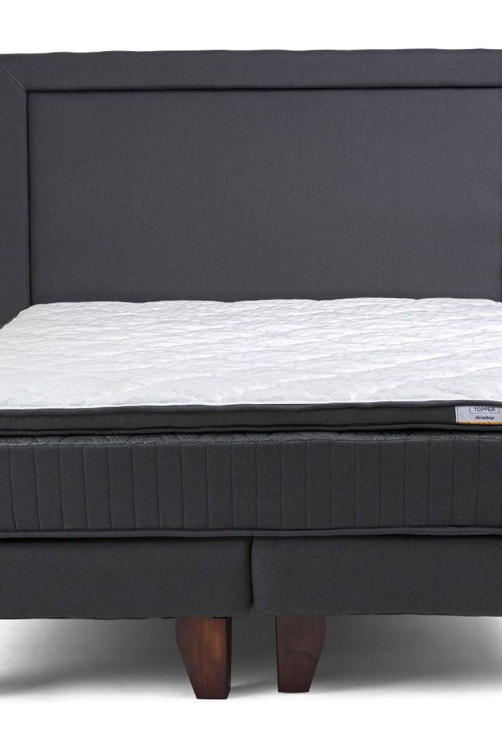 DRIMKIP - Cama Europea Hybrida Súper King 200x200 Cm + Respaldo Drimkip