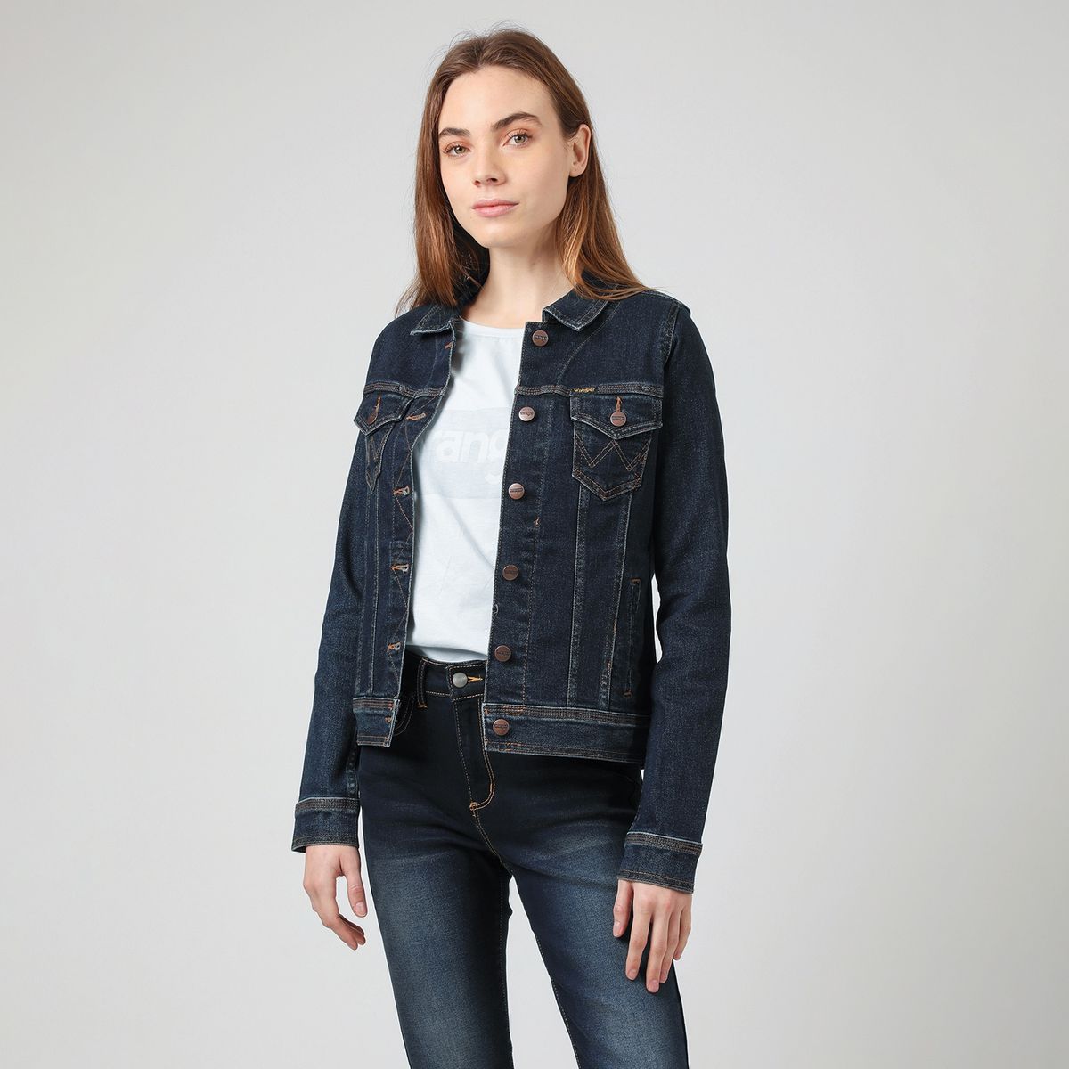 WRANGLER - Wrangler Chaqueta Jeans Mujer