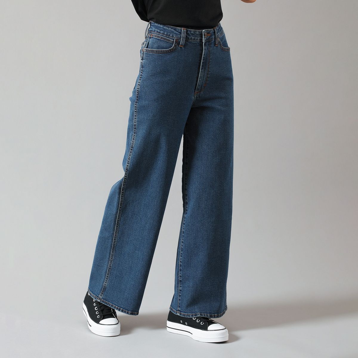 WRANGLER - Wrangler Jeans Wide Leg Medio Mujer
