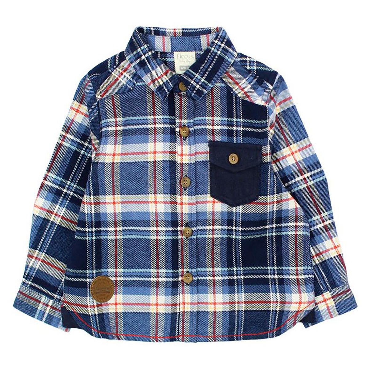 FICCUS - Camisa Bebé Niño Escocesa Ecolife