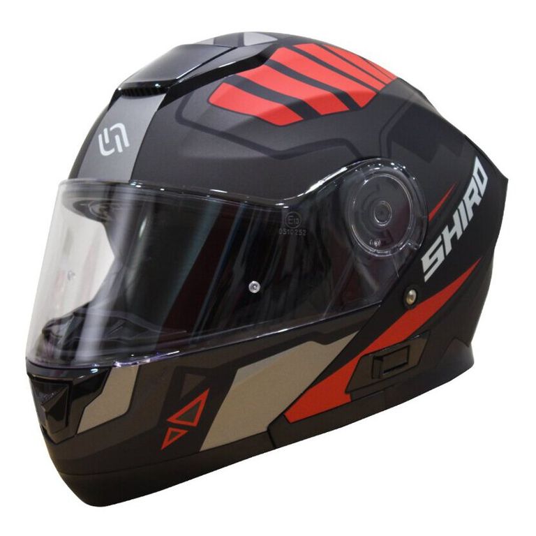 Sh 507 Cascos Modulares Shiro Casco Moto Shiro SH-507 Eros Rojo