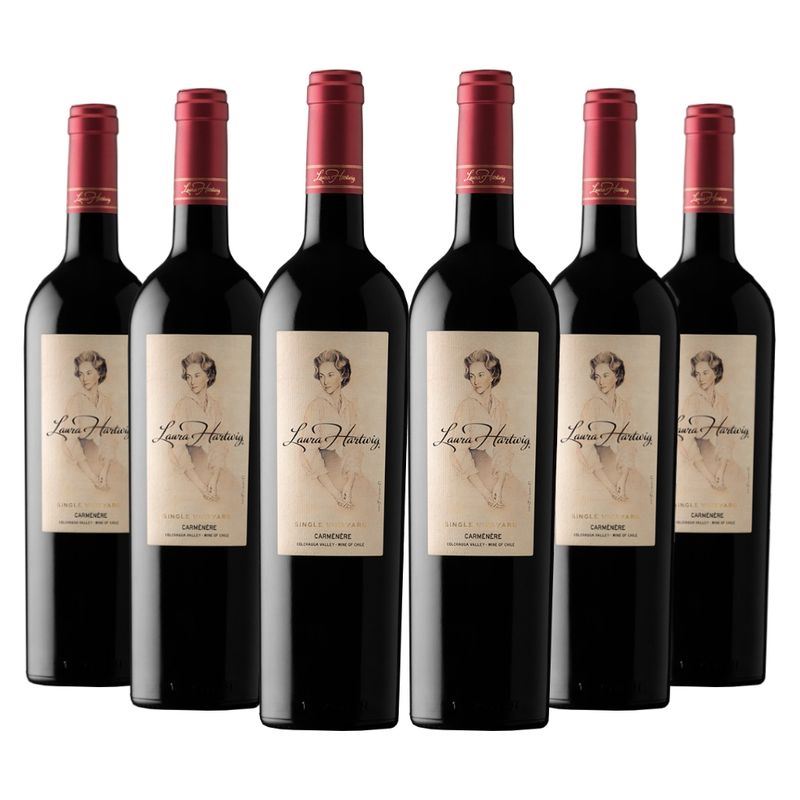LAURA HARTWIG - 6 Vinos Laura Hartwig Single Vineyard Carmenere