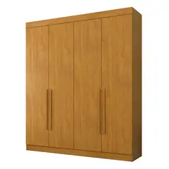 DI PORETTI - Clóset 4 Puertas 3 Cajones 228X182X52 Itaguara Café