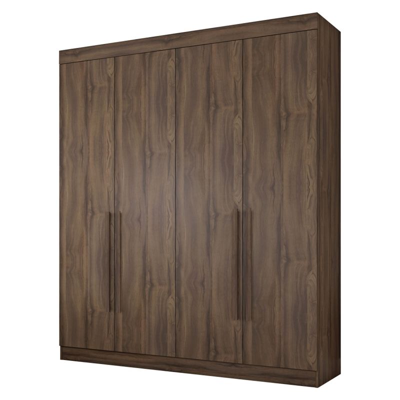 DI PORETTI - Clóset 4 Puertas 3 Cajones 228X182X52 Cm Itaguara Tabaco Di Poretti