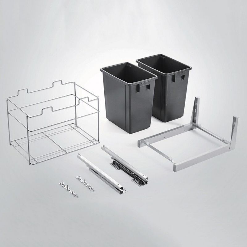 HBT - Basurero 2X20L para Puerta 400Mm