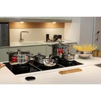 Batería De Cocina Acero Inoxidable Vesta 10 Piezas