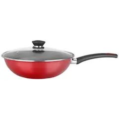 MAGEFESA - Wok Diseño Coral Rojo 30 cm