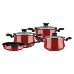 MAGEFESA - Batería de Cocina Antiadherente Rubi 7 Piezas