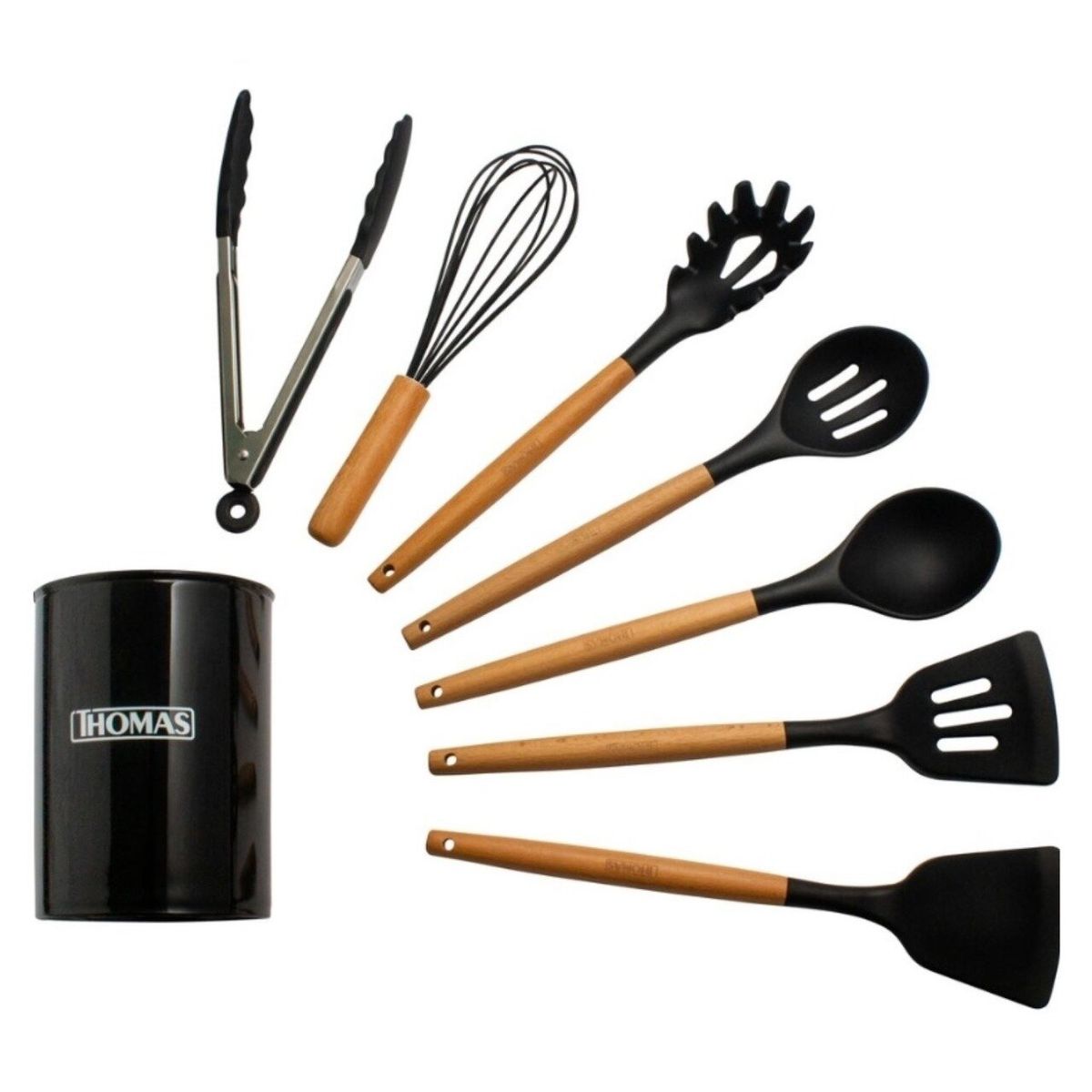 THOMAS - Juego de 8 Utensilios de Cocina Thomas Menaje