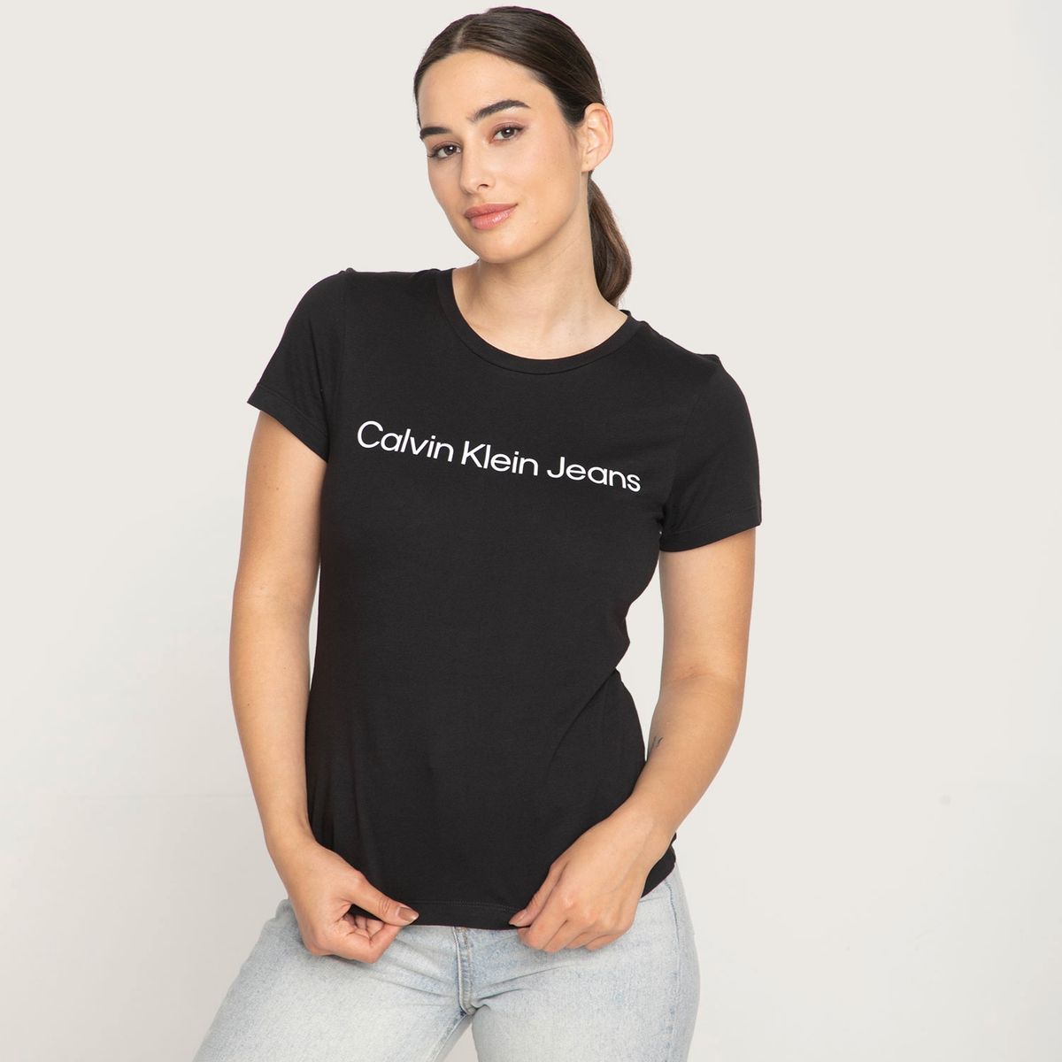 CALVIN KLEIN - Pack 2 Poleras Manga Corta Mujer Calvin Klein