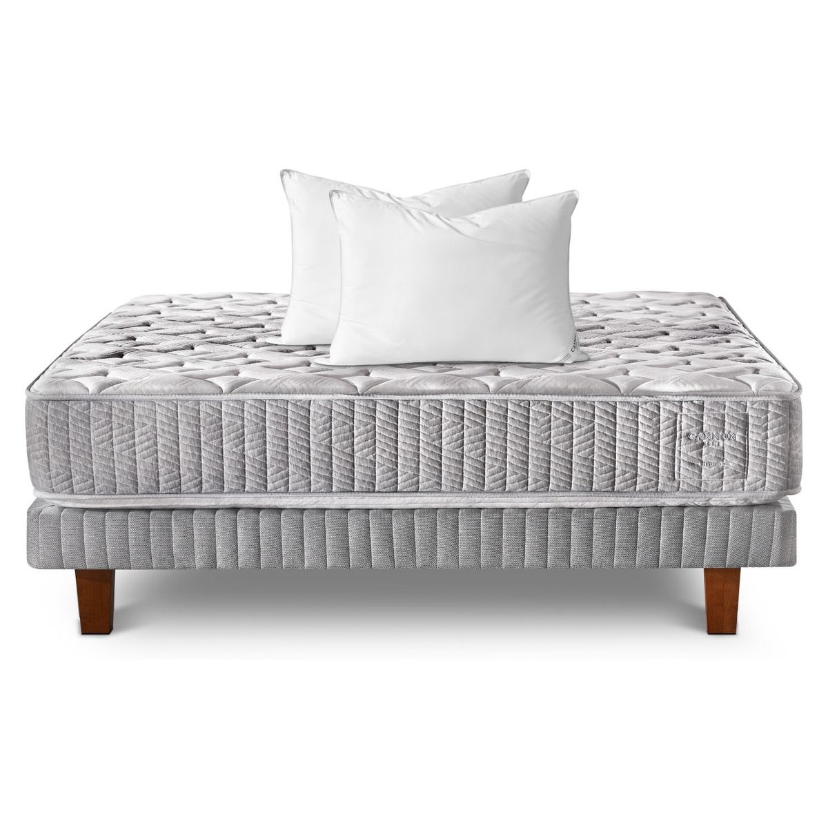 CANNON HOME - Cama Europea Wool 2 Plazas Cannon Home + Almohada