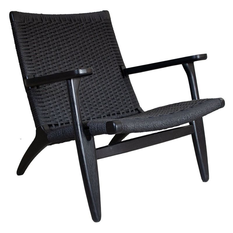 REMATIME - Butaca Danesa Wegner Replica Negra Rematime