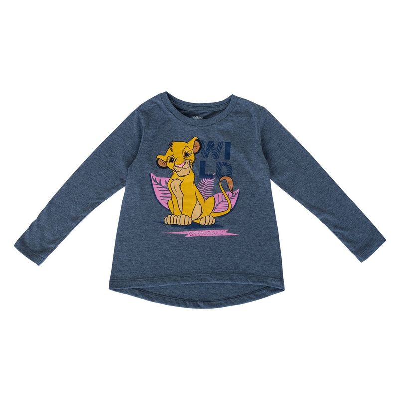 DISNEY Polera Niña Simba Azul Disney | falabella.com