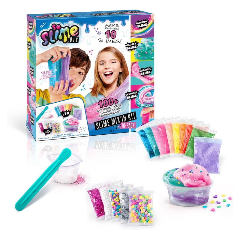CANAL TOYS - Kit Masas Diy Slime 10 Pack Canal Toys