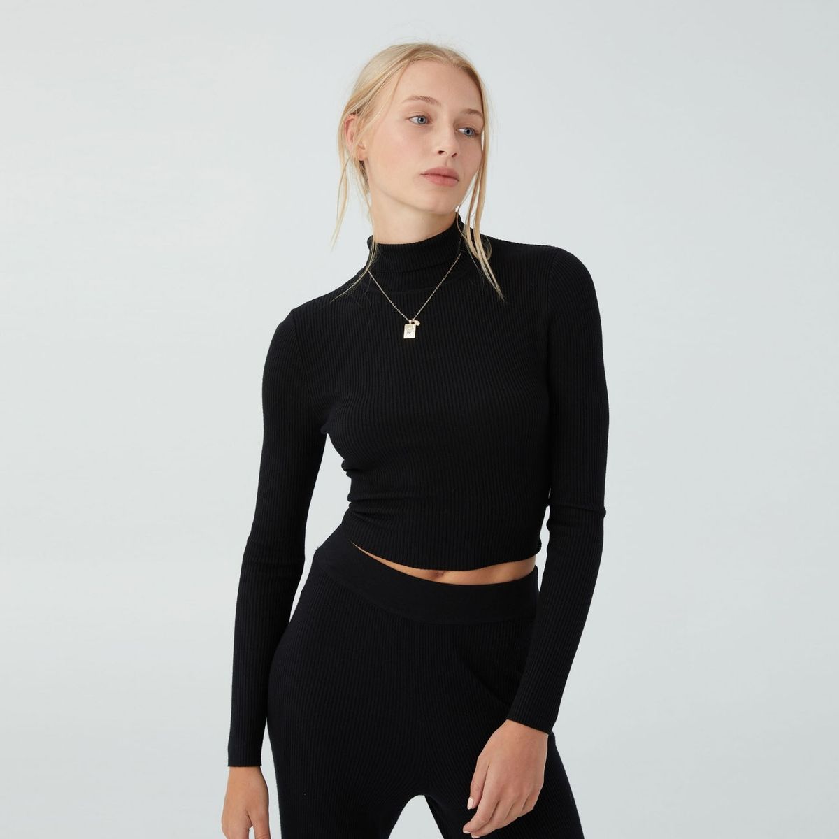 COTTON ON - Cotton On Polera Cuello Alto Mujer