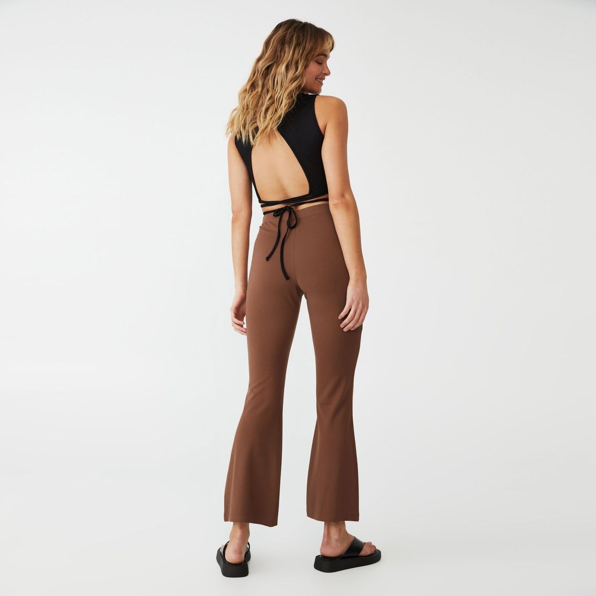 COTTON ON - Cotton On Pantalones Petite Acanalados Mujer