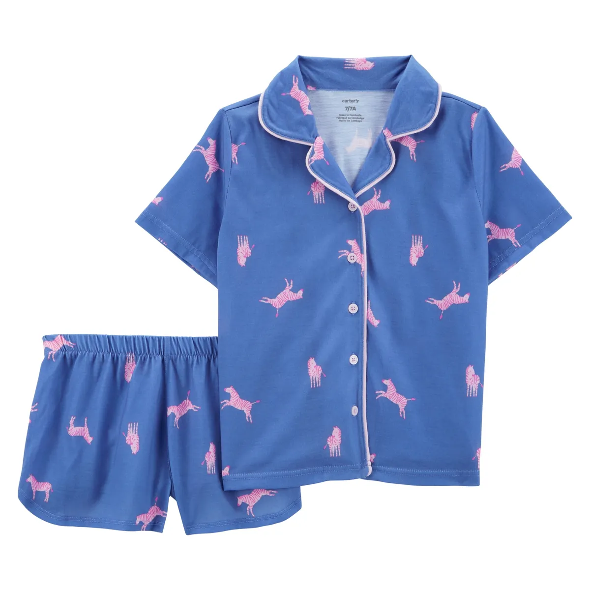 CARTER'S - Pijama 2 Piezas Estampado Cebra Niña Carter's