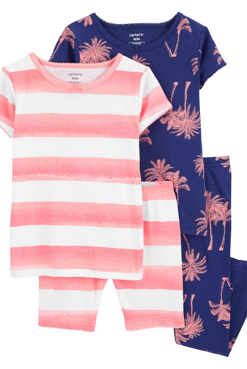 CARTER'S - Conjunto 4 Piezas Pijama Algodon Bebé Niña Carter's