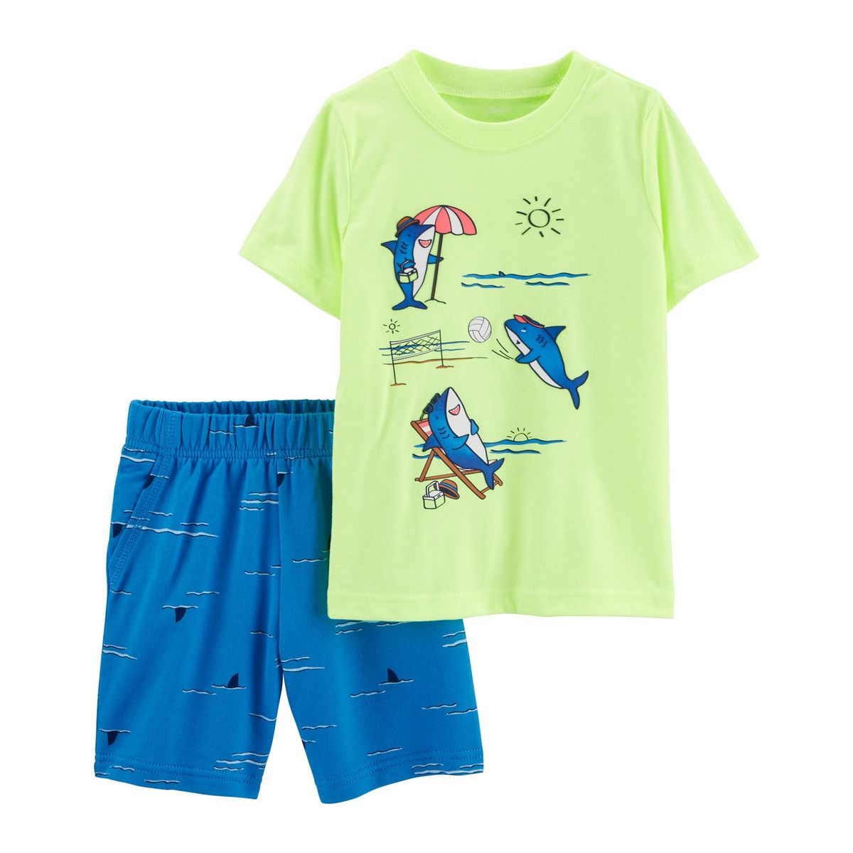 CARTER'S - Conjunto 2 Piezas Polera y Short Bebé Niño Carter's