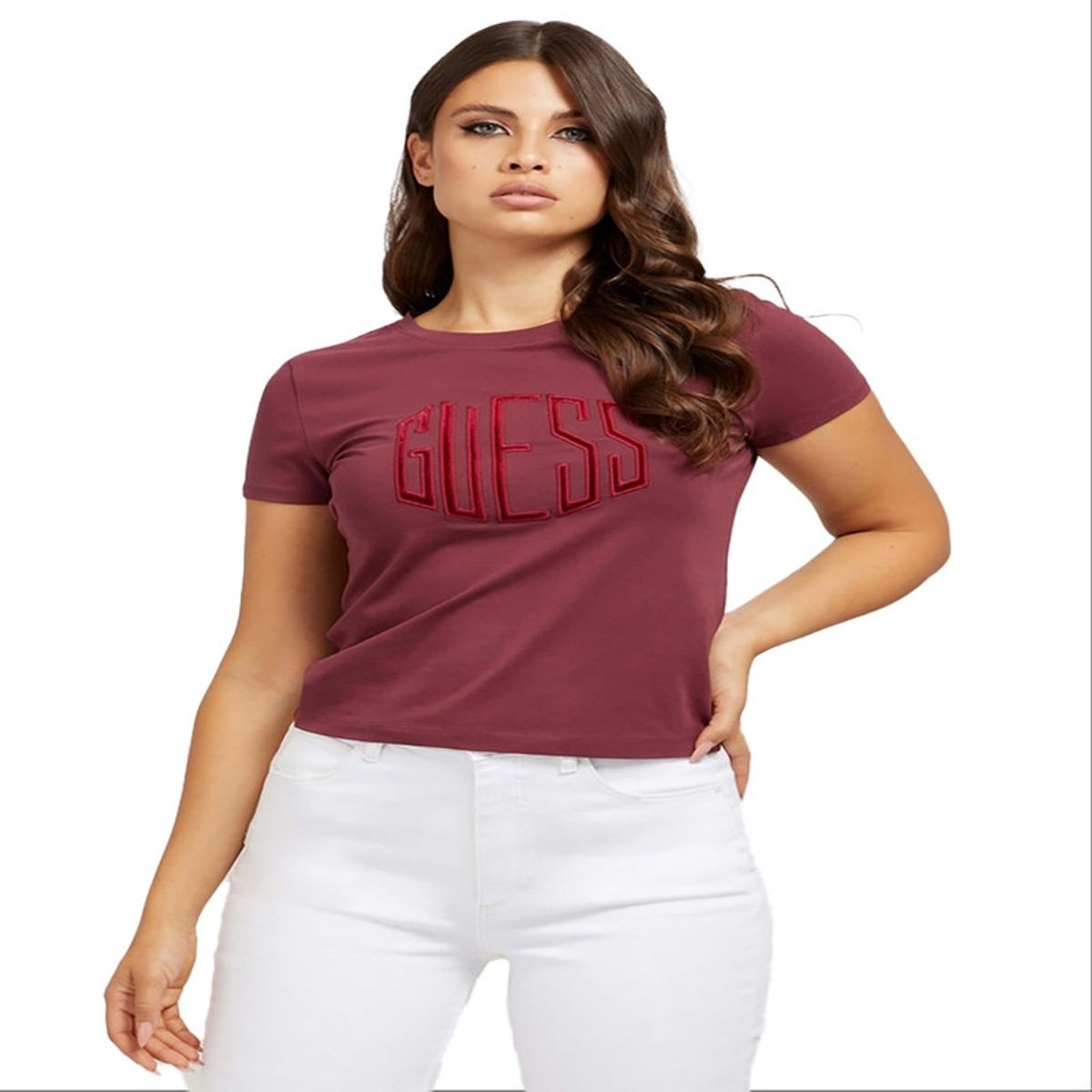 GUESS - Polera  Ss Art Deco Logo Tee