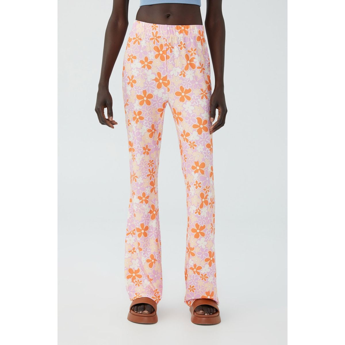 COTTON ON - Cotton On Pantalon Flare Estampado Mujer