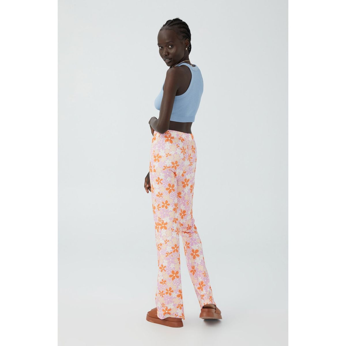 COTTON ON - Cotton On Pantalon Flare Estampado Mujer