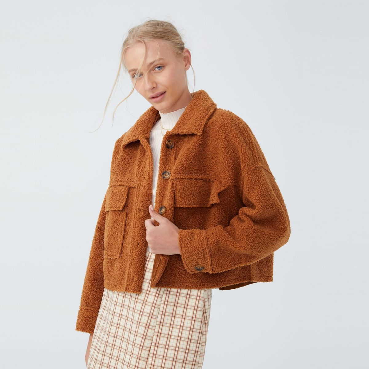 COTTON ON - Chaqueta Teddy Mujer Cotton On