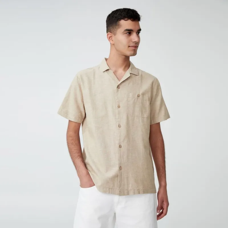 COTTON ON - Cotton On Camisa Manga Corta Hombre