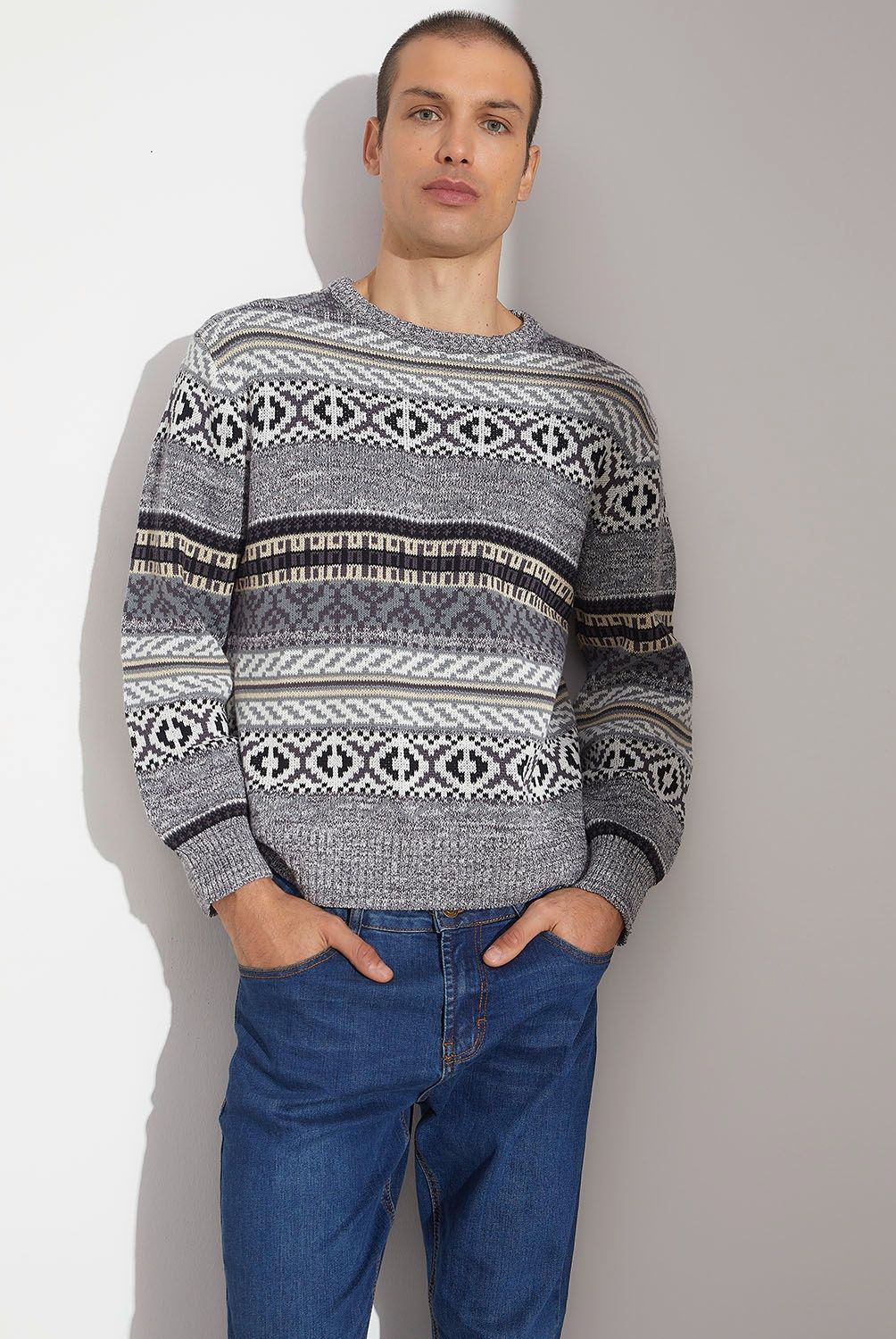 COTTON ON - Sweater Vintage Hombre Cotton On
