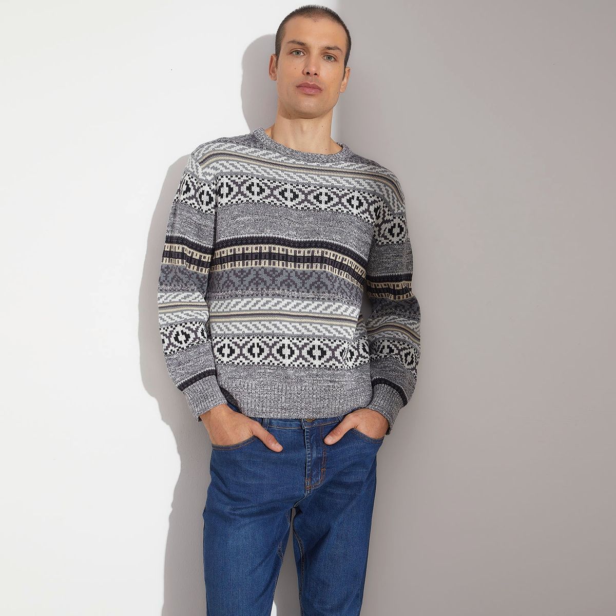 COTTON ON - Sweater Vintage Hombre Cotton On