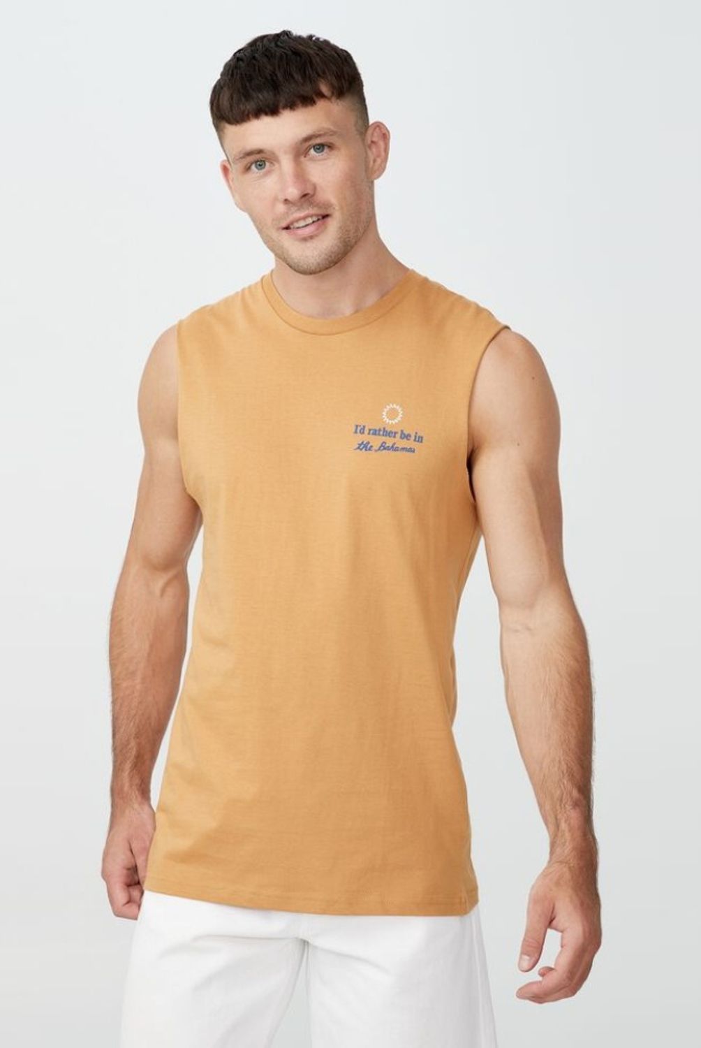 COTTON ON - Polera sin Mangas Hombre Cotton On